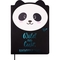 Дневник школьный Yes PU твердый Hi panda! фольга, нашивка-аппликация, фигурный край (911396) - Pampik