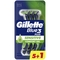Одноразові станки для гоління Gillette Blue 3 Sensitive 6 шт. - Pampik - 2
