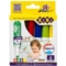 Фломастери ZiBi Superwashable Super Jumbo Baby, 6 кольорів (ZB.2816) - Pampik