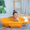 Ванна анатомічна Lorelli з підставкою, помаранчева (24830) - Pampik - 2