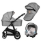 Універсальна коляска 3 в 1 Lionelo Bianka Grey Stone, сіра (LO-BIANKA 3IN1 GREY STONE) - Pampik