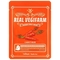 Тканевая маска для лица Fortheskin Super Food Real Vegifarm Double Shot Mask Carrot Морковь, 23 мл - Pampik