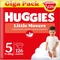 Підгузки на липучках Huggies Little Movers 5 (11-25 кг), 126 шт. - Pampik