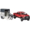 Ігровий набір Bruder Автомобіль RAM 2500 з причепом-трейлером та конем 1:16 (02501) - Pampik - 2