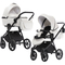 Коляска универсальная 2 в 1 Invictus V-Dream Lux white with black - Pampik