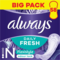Ежедневные прокладки Always Daily Fresh Normal Flexistyle, 58 шт. - Pampik