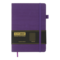 Блокнот деловой Buromax Color Tunes А5 96 л. в клеточку обложка из искусственной кожи фиолетовый (BM.295100-07) - Pampik - 2
