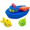 Набір іграшок для купання Bibi Toys Кораблик і морські мешканці 4 шт. (761049BT) - Pampik - 2