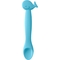 Ложка силиконовая Suavinex Animal с китом голубая (401352) - Pampik