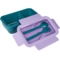 Ланч-бокс Yes Fusion з приладдям, фіолетово-зелений, 850 мл (708170) - Pampik - 2