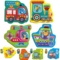 Пазли картонні з грою Vladi Toys Малюк зможе Транспорт Тварини, 14 елементів (VT1722-28) - Pampik - 2