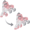 Роликовые коньки Globber Learning Skates 2 в 1, р.30-33, пастельно-розовый (783-210) - Pampik - 10