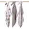 Пелюшки муслінові бавовняні BabyOno, сірі, 70х70 см, 3 шт. (348/10) - Pampik - 3