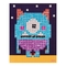 Набір для творчості 1 Вересня Піксельний Монстрик Аплікація стікерами з фоамірану ЕВА (954582) - Pampik - 3