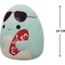 М'яка іграшка Squishmallows Дельфін Перрі, 19 см (SQCR05372) - Pampik - 4