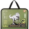 Папка-портфель Yes Jurassic World FC, на молнии, с тканевыми ручками хаки (492242) - Pampik