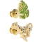 Набір шпильок Metalmorphose Leopard with Tropical Leaf (8000020290958) - Pampik - 2