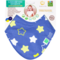 Непромокаемый слюнявчик-бандана Еко Пупс Eco Cotton Звездочки Космо, 21x30 см (BEC-018) - Pampik