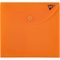 Папка-конверт Yes Fusion B6 на кнопке оранжевая (492276) - Pampik