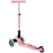 Самокат Globber Junior Foldable Lights, до 50 кг, 2+ лет, пастельно-розовый с цветами (433-210) - Pampik