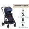 Коляска 2 в 1 Chicco Seety синя (87097.79.01) - Pampik - 6