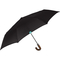 Парасолька Perletti Time складана автоматична чорна (26016) - Pampik
