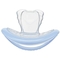 Пустышка силиконовая Curaprox, ортодонтическая, от 7 до 18 месяцев, с контейнером для хранения, голубой (Babysoother blue/1) - Pampik - 4