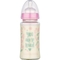 Бутылка стеклянная Baby-Nova Декор 230 мл розовая (3966385) - Pampik