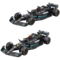 Автомодель Bburago Mercedes-AMG F1 W14 E Performance 2023, 1:43 в асортименті (18-38080) - Pampik