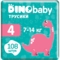Набор подгузников-трусиков Dino Baby 4 (7-14 кг), 108 шт. (3 уп. по 36 шт.) - Pampik