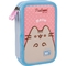 Пенал Yes Pusheen HP-01 твердый двойной голубой с персиковым (533549) - Pampik