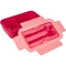 Ланч-бокс Yes Fusion с принадлежностями, розовый, 850 мл (708169) - Pampik - 2
