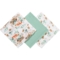 Пеленки BabyOno муслиновые хлопковые 70х70 см, 3 шт., салатовый (348/12) - Pampik - 2