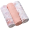 Пелюшки муслінові бавовняні BabyOno, рожевий, 70х70 см, 3 шт. (348/11) - Pampik