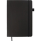 Блокнот діловий Buromax Logo2U Brief А5 96 арк. в крапку обкладинка штучна шкіра чорний (BM.295304-01) - Pampik