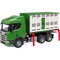 Игрушечная машинка Bruder Автомобиль Scania Super 560R для перевозки животных с коровой 1:16 (03548) - Pampik - 7
