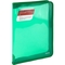 Папка Axent объемная на молнии А4 прозрачная зеленая (1801-26-A) - Pampik