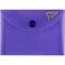 Папка-конверт Yes Fusion A7 на кнопке фиолетовая (492270) - Pampik