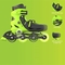 Роликові ковзани Neon Inline Skates розмір 34-37 зелені (NT08G4) - Pampik - 7