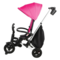 Велосипед складаний триколісний дитячий Qplay Nova+ Rubber Floral Pink (S700-13Nova+FloralPink) - Pampik - 2