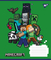 Набор тетрадей Yes Minecraft. Hostile А5 в косуюю линию 12 листов 25 шт. (767211) - Pampik - 2