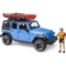 Игровой набор Bruder Автомобиль Jeep Wrangler Rubicon Unlimited с каяком и фигуркой 1:16 (02529) - Pampik - 3