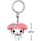 Игровая фигурка на клипсе Funko Pop! Sanrio: Hello Kitty Моя Мелоди, 3.8 см (77049) - Pampik - 2