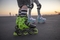 Роликові ковзани Neon Inline Skates розмір 34-37 зелені (NT08G4) - Pampik - 13