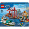 Конструктор LEGO City Морська гавань із вантажним судном, 1226 деталей (60422) - Pampik