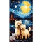 Набір для розпису по номерах Strateg Сімейство песиків 50х25 см (WW155) - Pampik