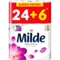 Туалетний папір Milde Relax Purple, 3 шари, 24+6 рулонів - Pampik