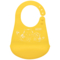 Нагрудник силиконовый Baby Team, желтый (6591) - Pampik