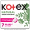 Прокладки гігієнічні Kotex Natural Super, 7 шт. - Pampik