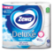 Папір туалетний Zewa Deluxe білий тришаровий, 4 рулони - Pampik - 2